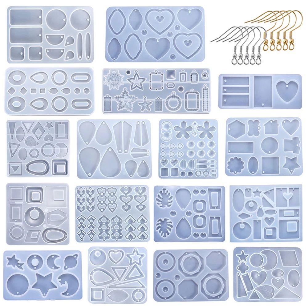 Earring Pendant Silicone Mold Epoxy Resin Jewelry Making Mol