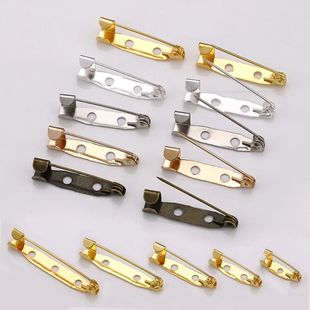 35mm Base Clips with Pin Hole Safety 50pcs Brooc Brooch