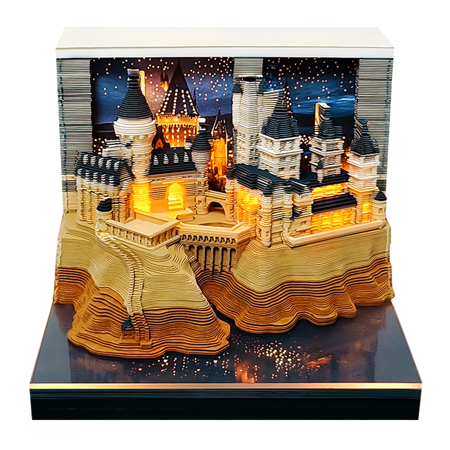 哈利波特霍格沃兹城堡立体便签纸