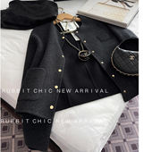 RUBBIT冬季 高奢羊驼绒 澳洲羊毛双面呢大衣短外套女