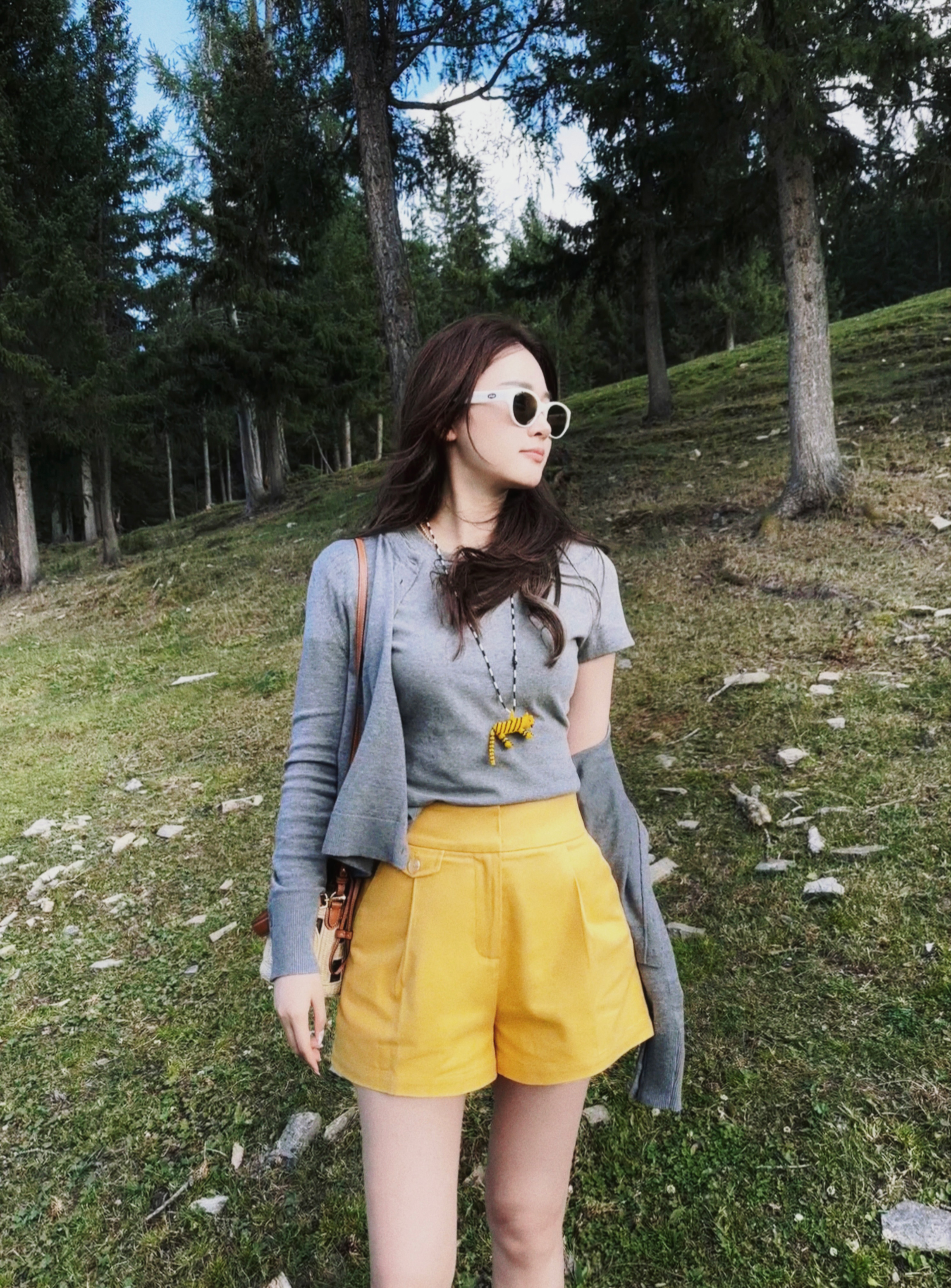 RUBBIT夏末初秋“精致升级”100%棉 日常好打理高腰细腰短裤