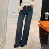 RUBBIT时髦达人高阶提臀剪裁日本进口冈山高级牛仔裤