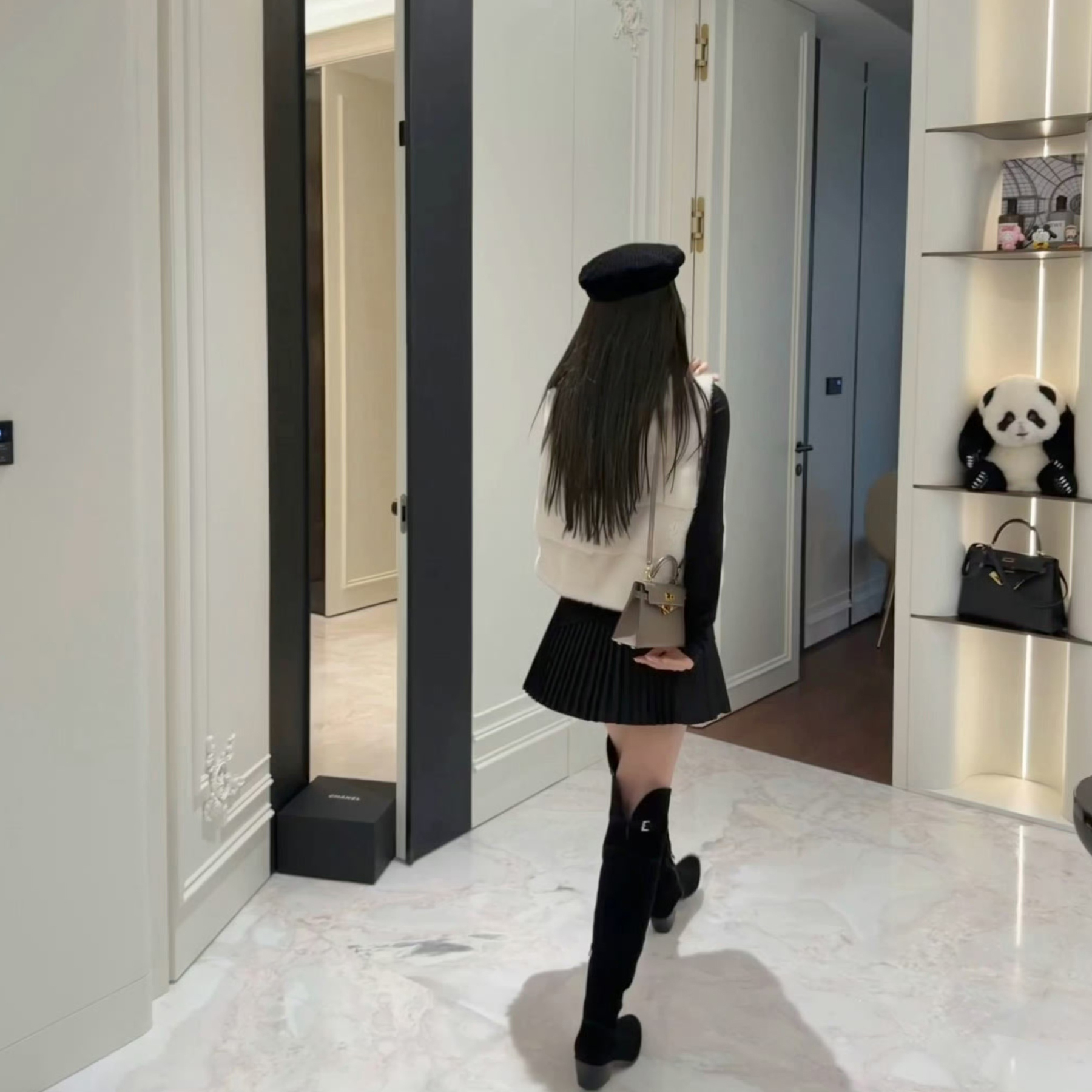 RUBBIT'精品高端'系列 奢侈贵气水貂皮草马甲短外套