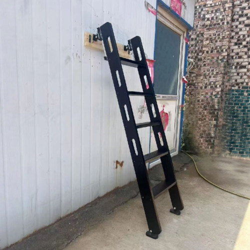 家用实木阁楼伸缩楼梯靠墙隐形梯