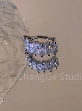 ChangGe Studio 超闪满锆石耳骨夹简约高级轻奢小众设计气质个性