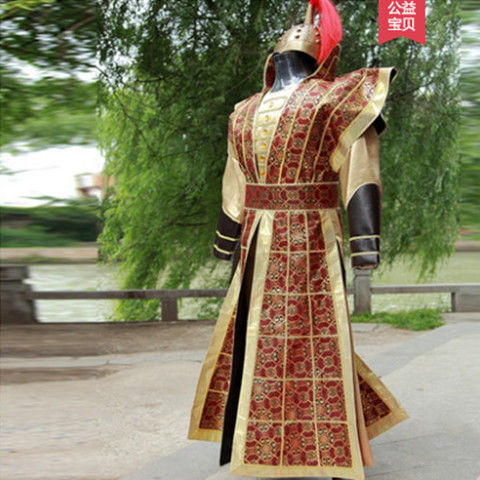 古装将服军侠客唐朝统领元帅武将古代士兵服古装盔甲戏曲表演服