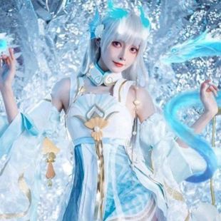 cos服装王者荣耀西施新皮肤cos游龙清影cosplay服装送龙珠现货