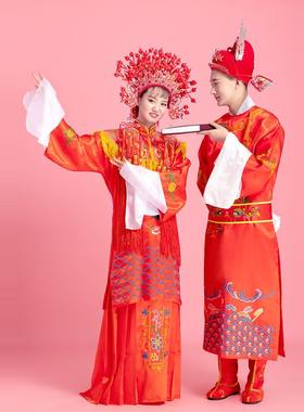 中式婚礼新娘帽子结婚古