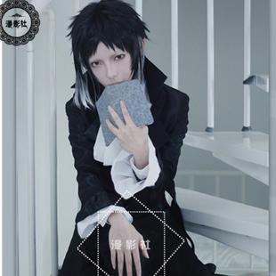 漫丫丫文豪野犬cos服芥川龙之介cosplay服装芥川黑手党风衣套装