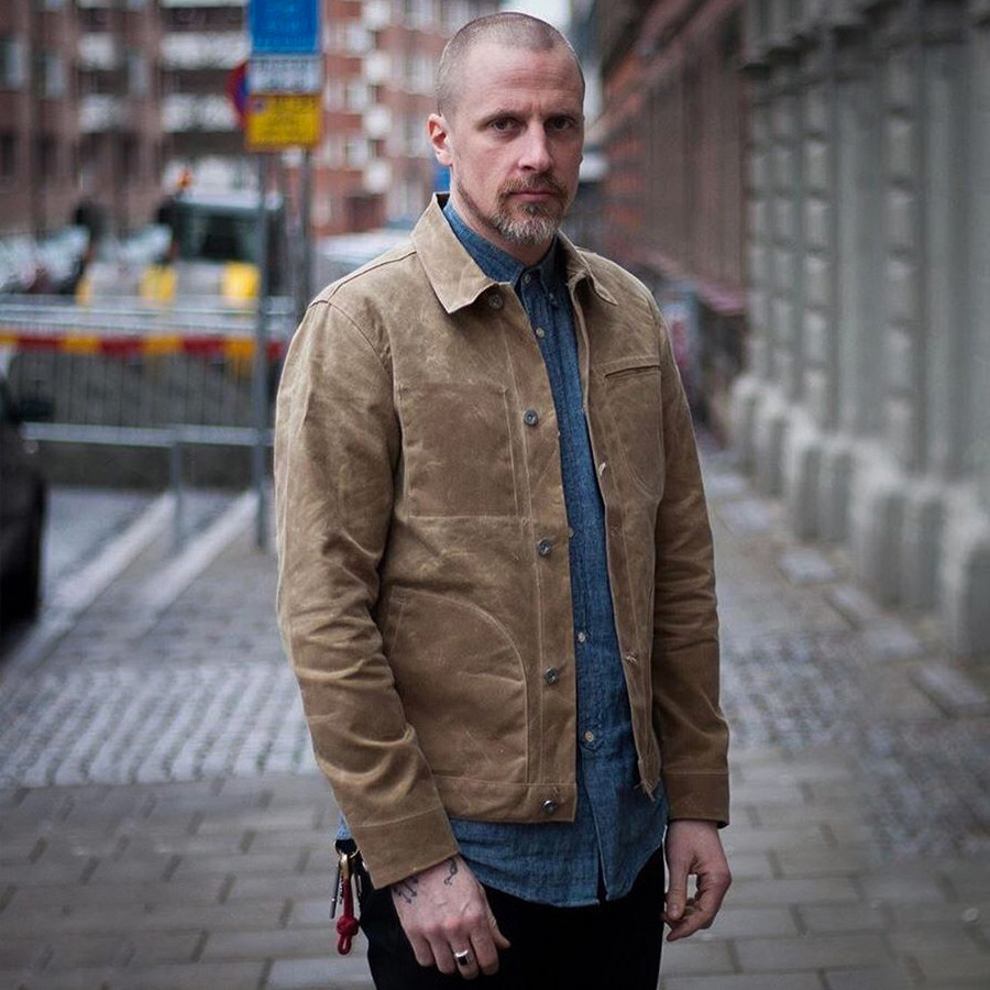canvas coat Autumn and winter Madden work clothes American style Retro Yellowstone canvas Oil Wax Jacket Ami Khakiin the Men's clothing, Jacket  category - from Buy2taobao.com to provide professional Taobao agent buy service