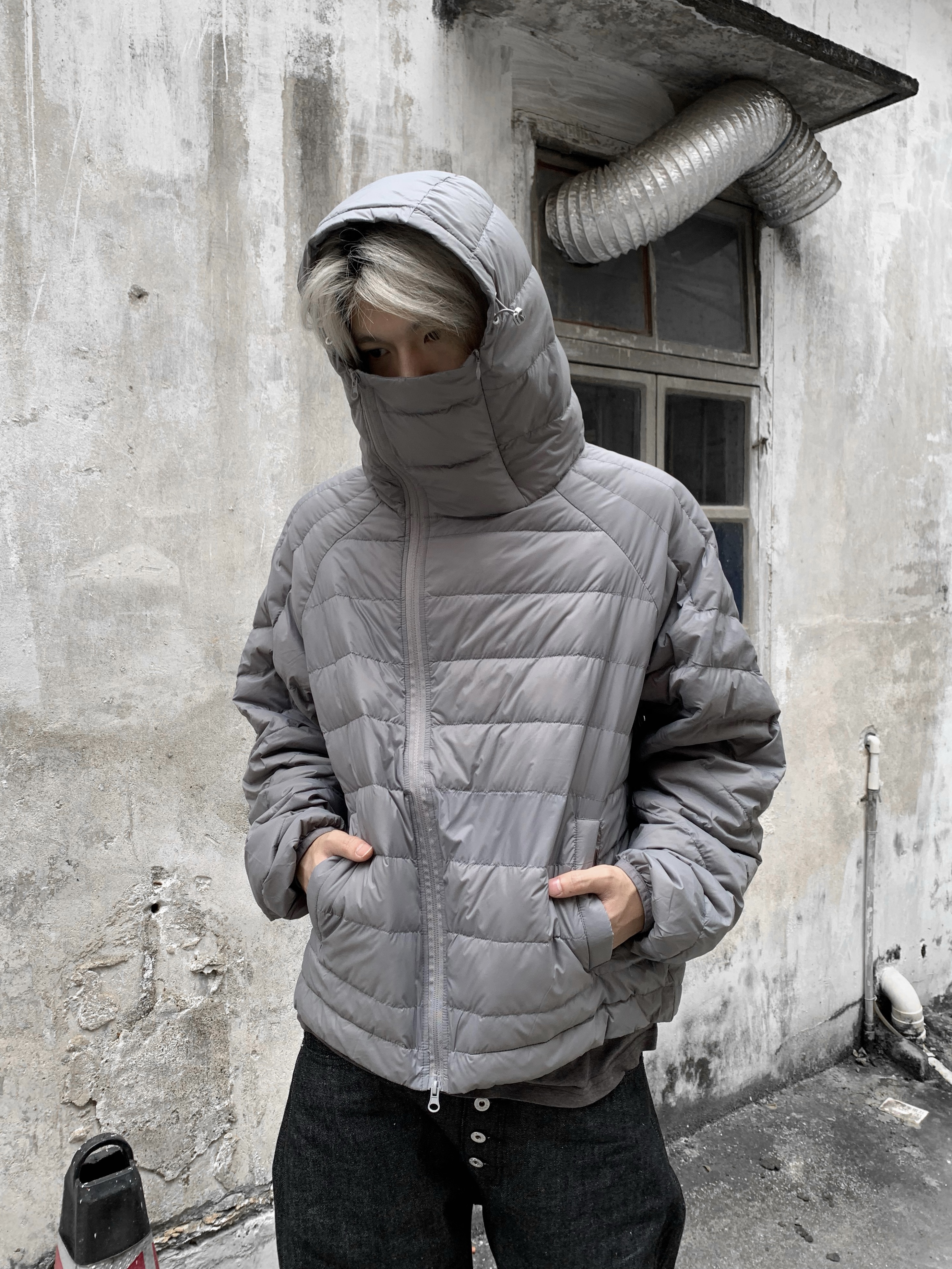 轻薄排骨羽绒服90白鸭绒羽绒服男