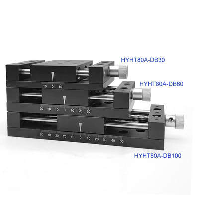 手动精密滑台一维位移台二维工作台实验室光学实验微型手动平移台