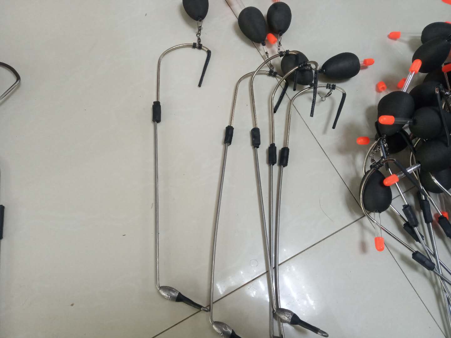 可视锚鱼无腿单钩蝎子钩鸡爪钩锚钩可视探头5公分特大号5.5超硬度