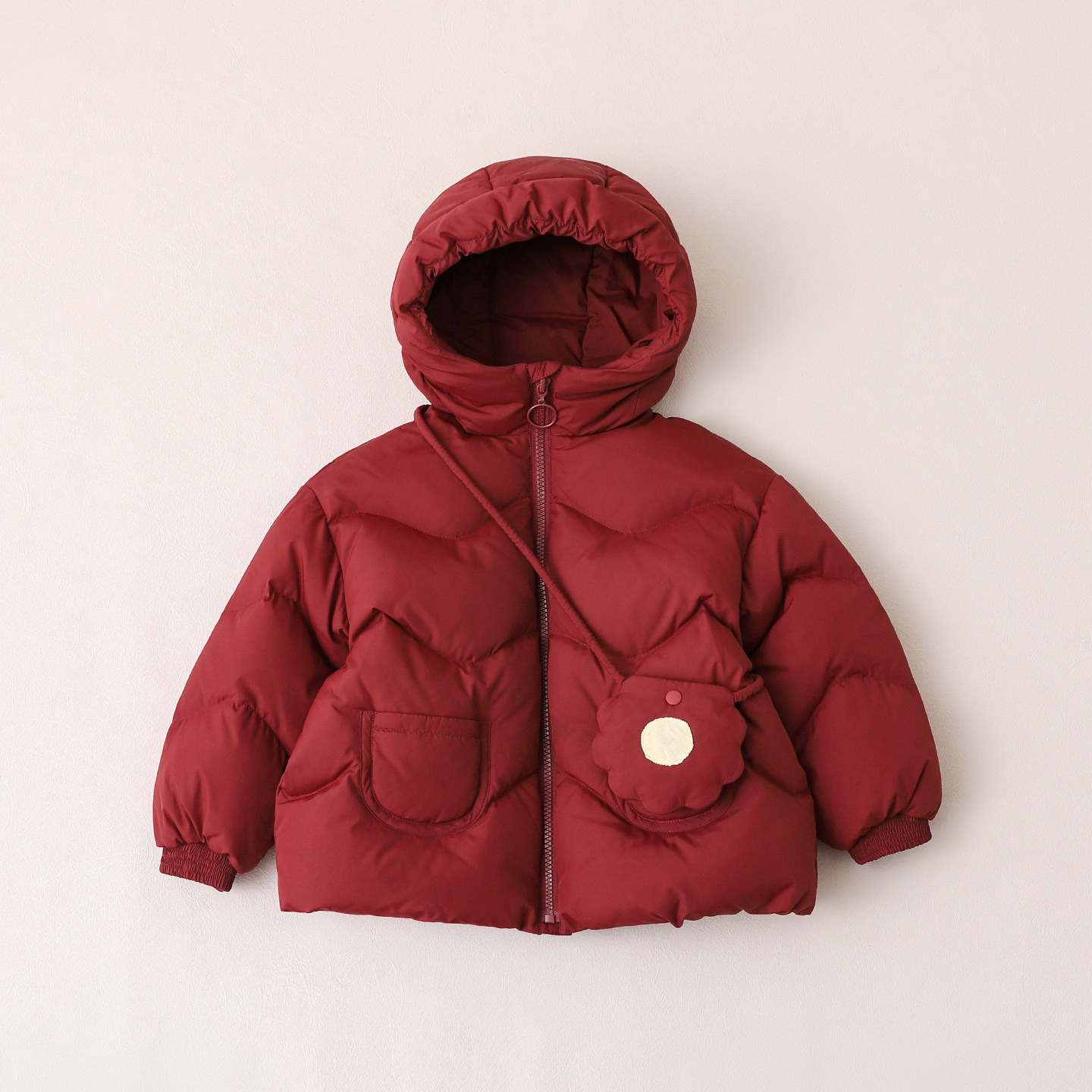 HeyonWye女童羽绒服中小童2025冬季新款宝宝羽绒服加厚1-3-6-8岁