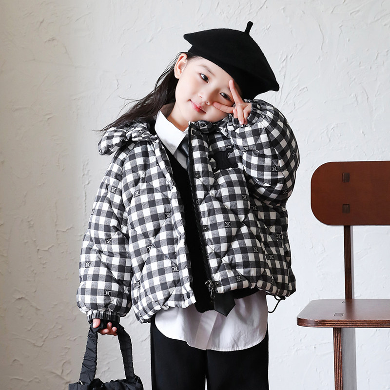 女童羽绒服小童装2024冬季新款宝宝羽绒服90绒外套1-3-6-8岁23118
