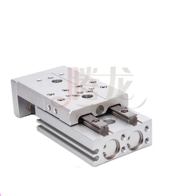 亚德客型滑台气缸HLQL HLQ6/8/12X10S/20S/30S/40S/50S/75S/100SA