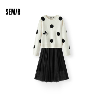 森马迪士尼米奇家族合作连衣裙女