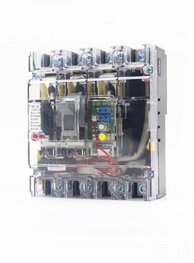 高档透明塑壳漏电160a1断路器MM1L-0R0A400三相四线漏电保护空气A