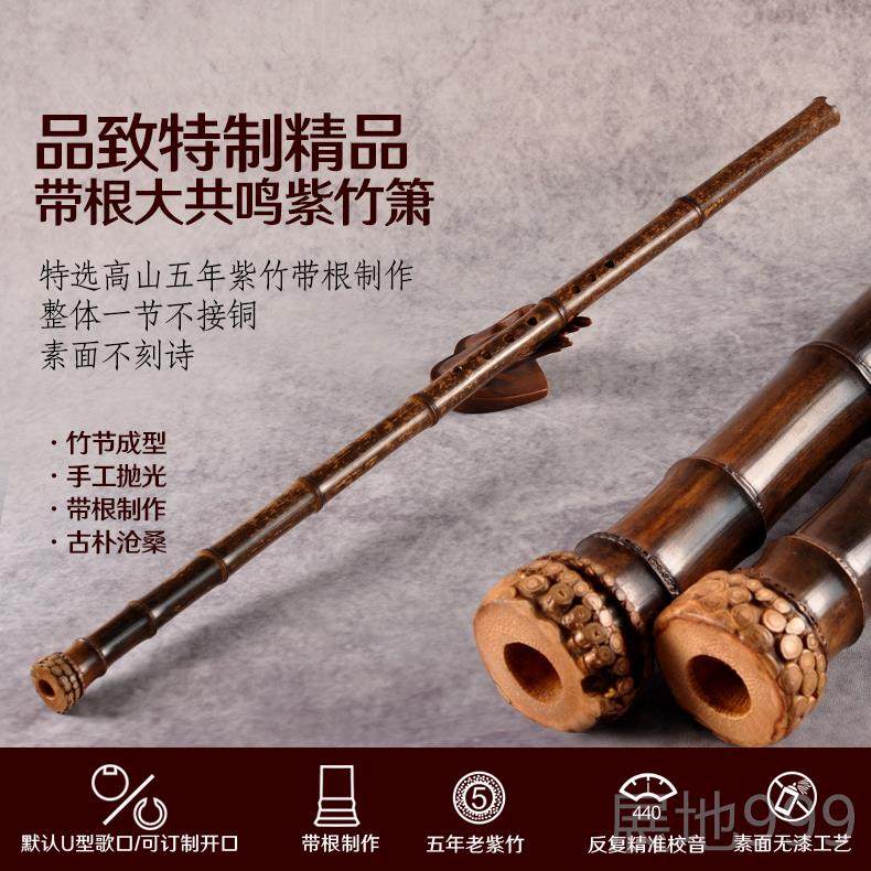 高档制紫竹箫带根大头萧紫竹洞箫乐EFG精调六八孔大共器鸣素箫专,乐器/吉他/钢琴/配件,箫,淘宝优惠券,粉丝福利购,淘宝优惠卷