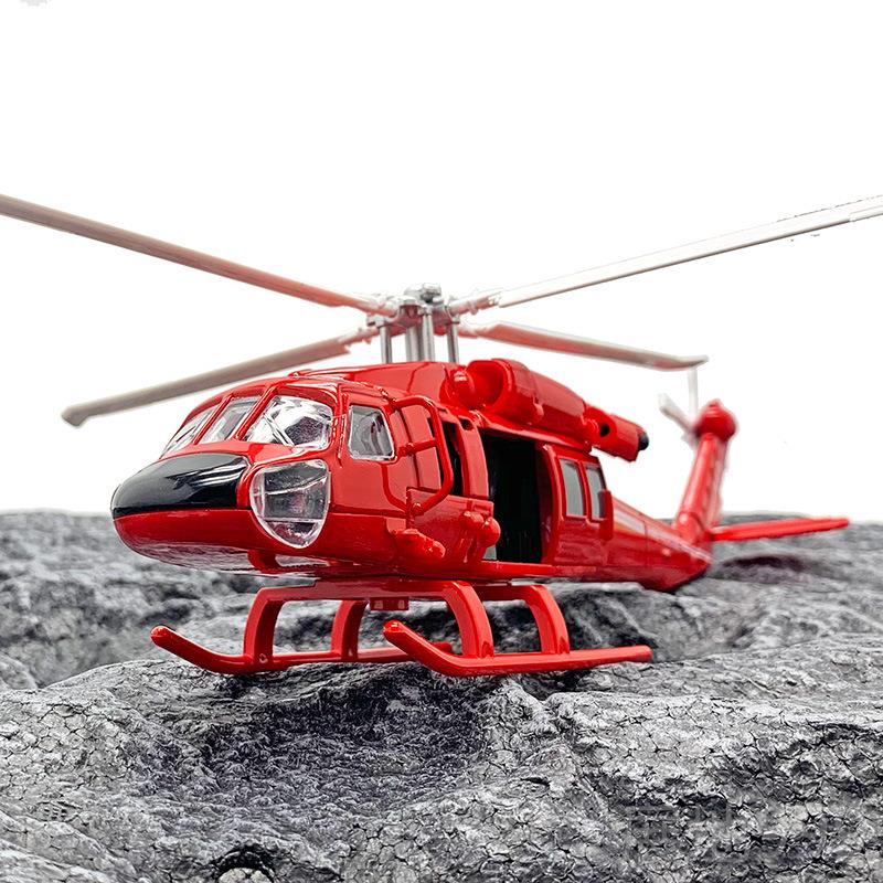 高档仿黑鹰武装直升机合金军飞机模事型 仿真战真机模收藏级摆设
