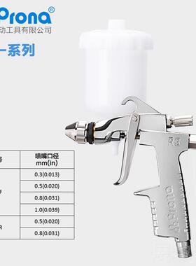 高档湾宝丽pr3ona五金工具 台小积修补型喷枪系列 R-面系列