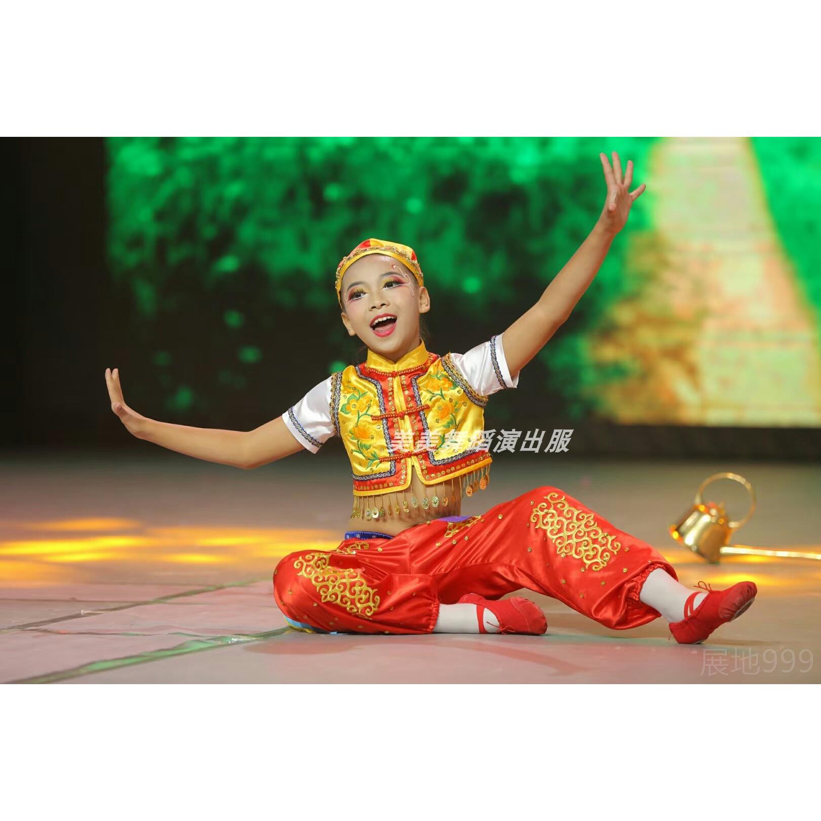 高档2022新款杯舞桃蹈小茶馆女子舞李定台演出服独舞民族群舞表演