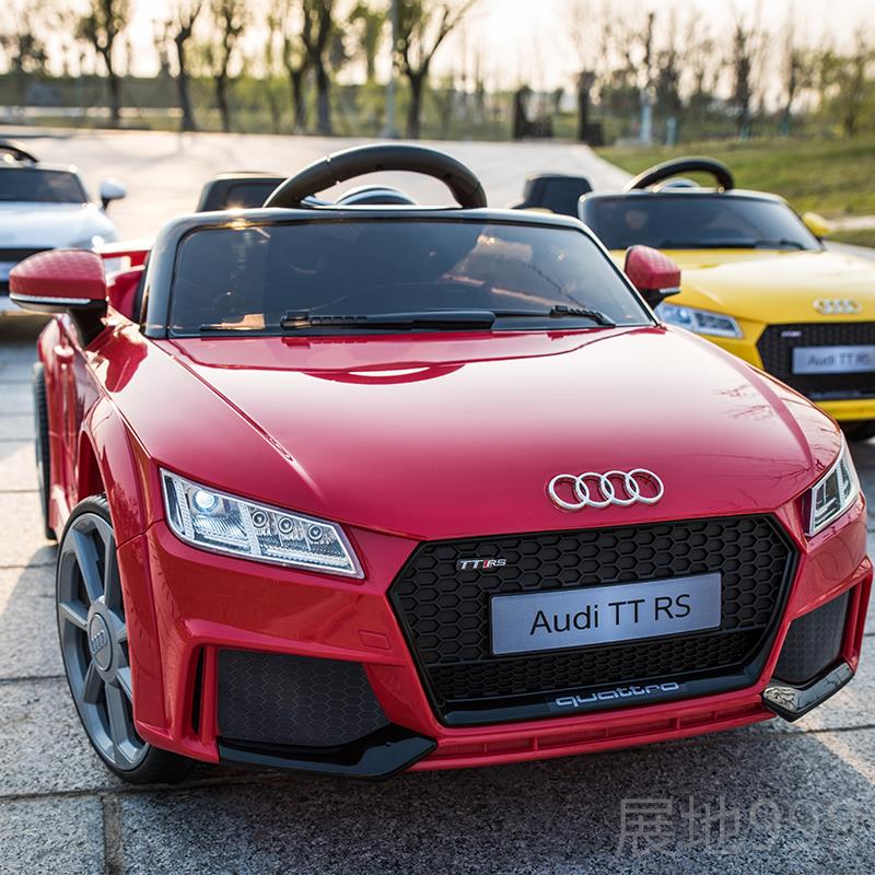 高档奥迪童电车电动玩具汽车可坐人四轮四宝宝小孩子婴儿儿瓶遥驱