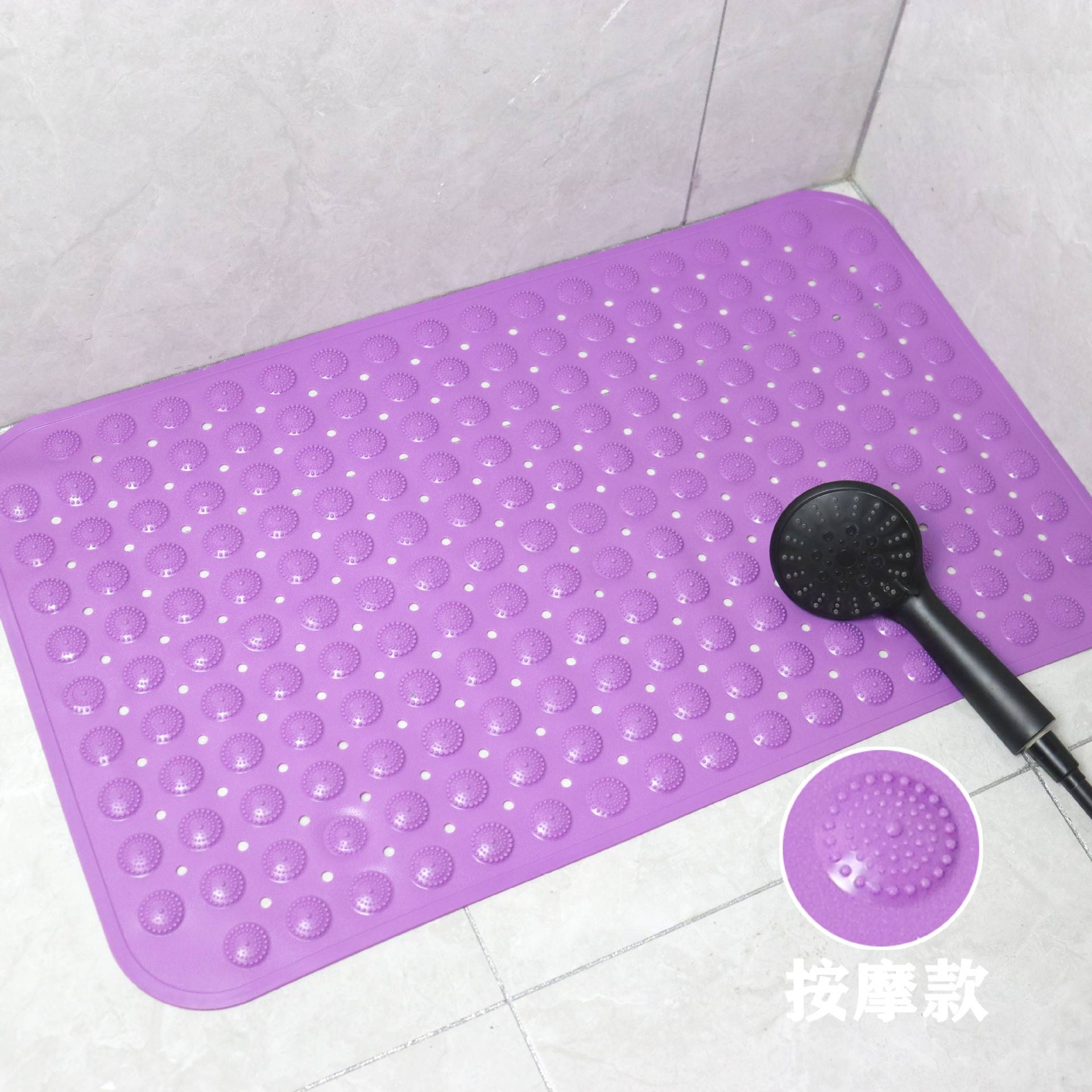 浴室防滑垫垫子家用脚垫地垫防滑垫淋浴房防摔酒店垫疏水吸盘