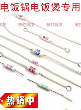 适用爱仕达电饭锅配件温度保险丝陶瓷熔断器饭煲125-240度10A20A
