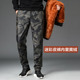 裤 冬季 直筒冲锋裤 外卖工装 迷彩皮裤 男防水防风加绒加厚摩托车修身