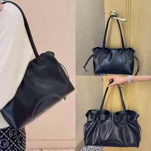 外单捡漏ell抽绳托特包福袋包轻奢小众高级感女包通勤手提单肩包