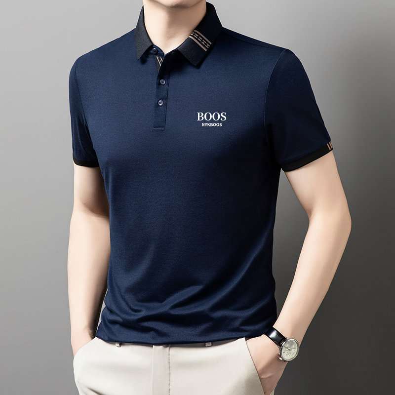 2025夏季新款男士短袖polo衫