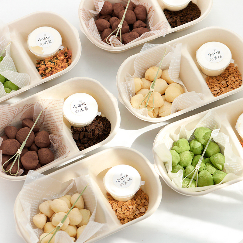 蘸酱麻薯包装盒糯叽叽甜品打包盒