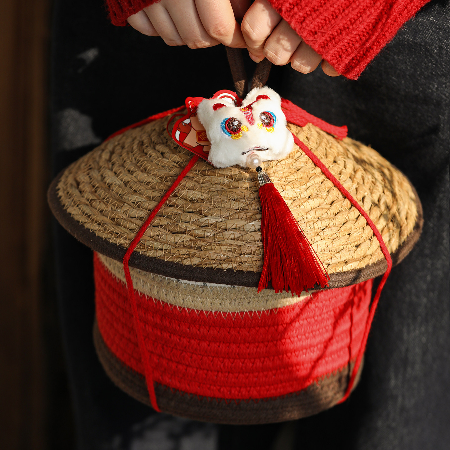 新年包装盒礼盒编织桶糖果零食盒子伴手礼马年春节年货礼品盒空盒,厨房/烹饪用具,点心包装盒/包装袋,淘宝优惠券,粉丝福利购,淘宝优惠卷