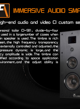 丹麦FA shion泛声CI-581定制安装隐藏式音响嵌入式音箱沉浸式音效