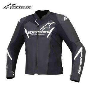 a星皮衣Alpinestars摩托车骑行服男faster真皮四季机车冬季大码v3