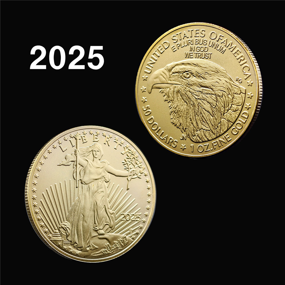 2026美国鹰洋金银币纪念币自由女神纪念硬币 跨境鹰洋纪念硬币