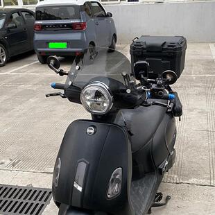 适用本田NW F125风挡改装 F125前挡风复古防风板挡雨板配件挡风罩