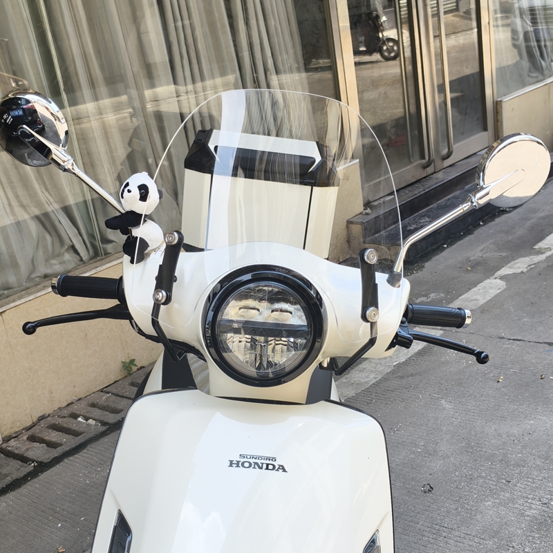 适用于本田25款NS125LA风挡改装25款ns125la前挡配件挡雨板挡雨板