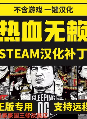 steam热血无赖中文汉化补丁