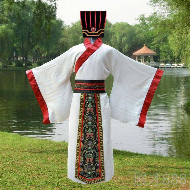 正品古装汉服男可女礼仪之邦 舞台演出大臣官服多色物选 尺码齐全图片