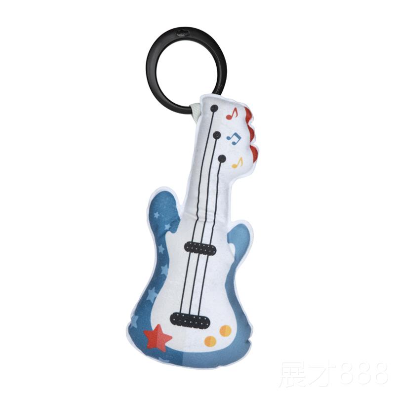 正品Tiny oLv儿e乐 婴音玩具迷你吉他益智互动有声织物宝宝早教乐