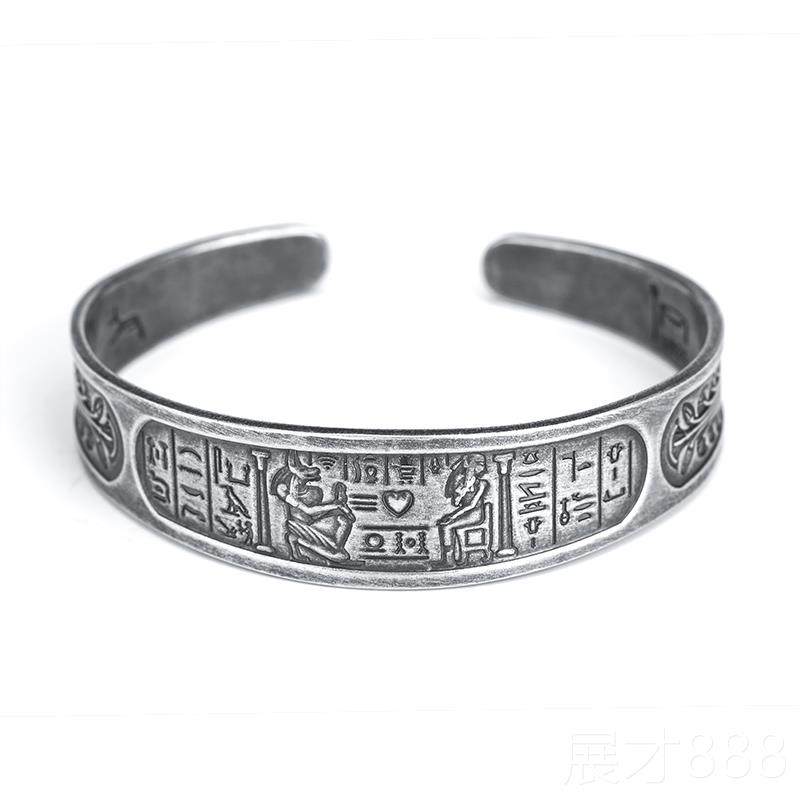 正品舐犬情书·阿开努比斯狗银古及壁埃画 画 口手镯子纯送女友生