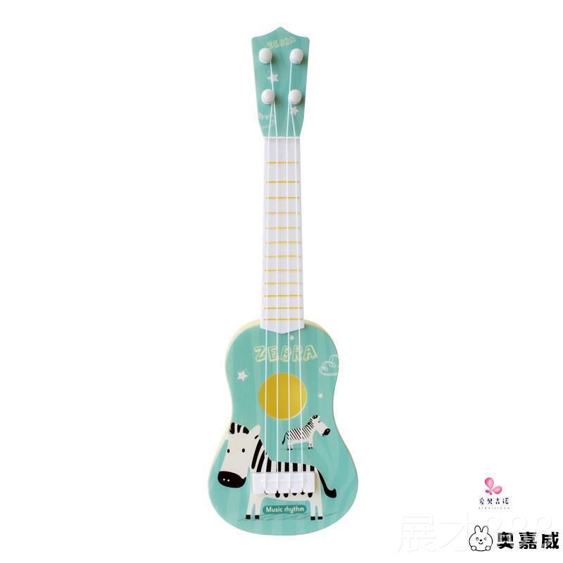 正品初尤克小者里里儿童玩具女孩男孩学幼儿园乐器提琴彷真吉他可