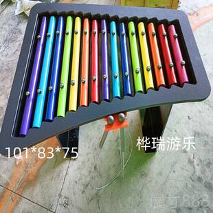 正品型系列金属户外打击乐器儿童音玩乐敲公园具定鼓琴新大式击传