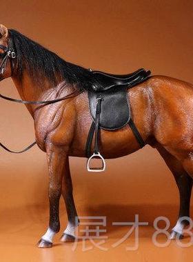 正品M.Z1/6汉诺威温血马真动物型高档mrrz仿马模型骏马摆模件兵人