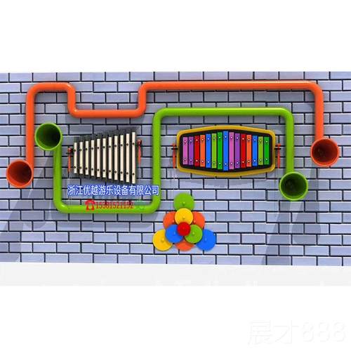 正品幼儿园墙面击打击器儿童户外传声筒金音乐敲击鼓器材乐琴属敲