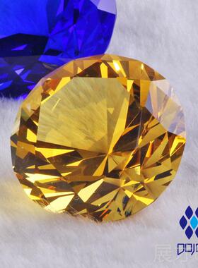 正品K9晶彷大钻儿石宝石型魔法紫水晶球童生水日礼物桌面模装饰饰