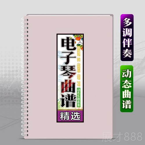 正品电子琴曲谱和声弦法活页免翻乐大字体经典有指音伴奏在线简谱