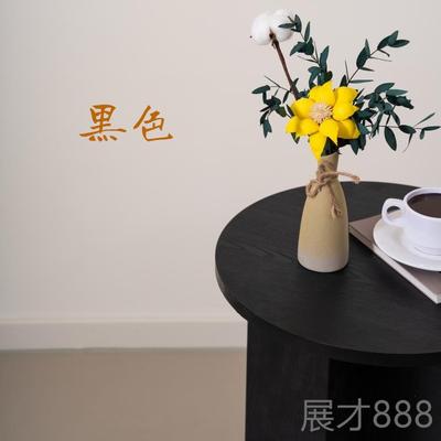 正品木工小舅 客厅复古茶几床头角几 咖啡店小圆中桌民宿古咖啡边